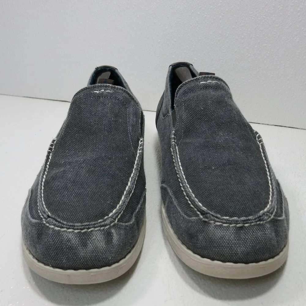 Nunn Bush Canvas Casual Dress Loafers Men's Footwear Moccasins Shoes 12 W